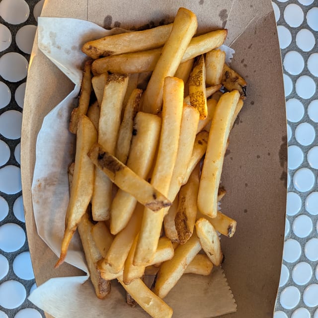 Hand Cut Fries.