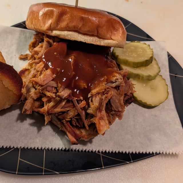 N.N Old Favorite from the Past Pulled Pork Sandwich.